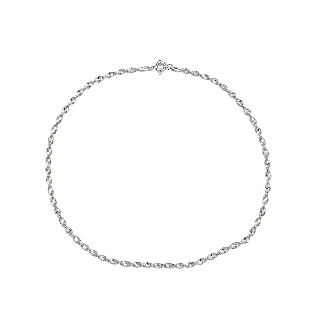 Cadena de Plata Esterlina 925 Espiral Ligera 1