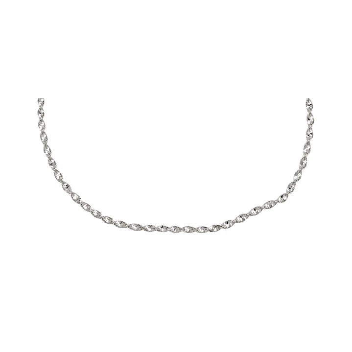 Cadena de Plata Esterlina 925 Espiral Ligera 2