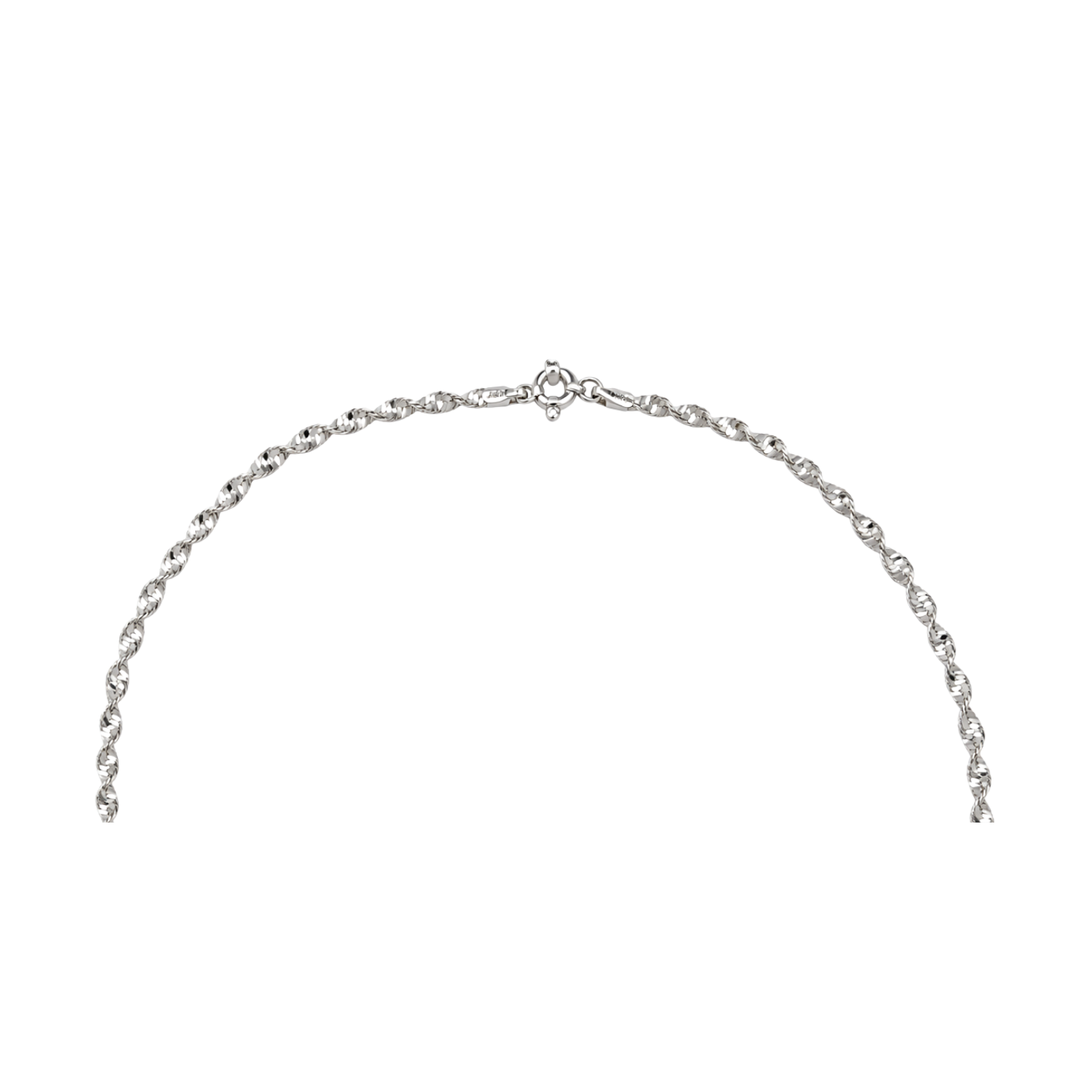 Cadena de Plata Esterlina 925 Espiral Ligera 3