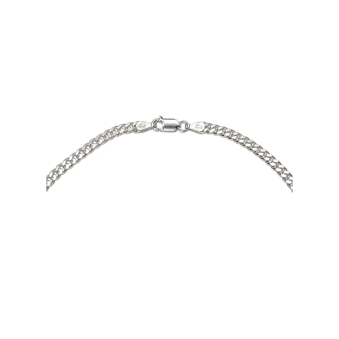 Cadena de Plata Esterlina 925 Cartier 4MM Ancho 3