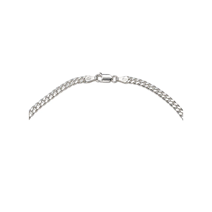 Cadena de Plata Esterlina 925 Cartier 4MM Ancho 3