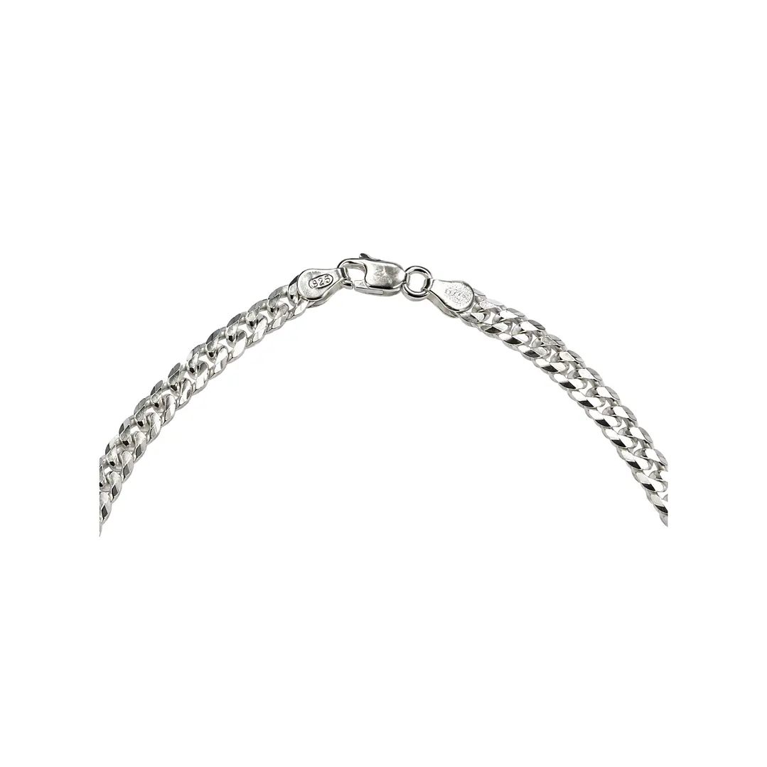 Cadena de Plata Esterlina 925 Cartier 6MM Ancho 3