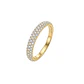 Anillo Oro 18Kt 1/2 Cintillo Diamantes 35Pts - Miniatura 1