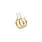 Aros  Oro 18kt Argollas Medianas - Miniatura 2