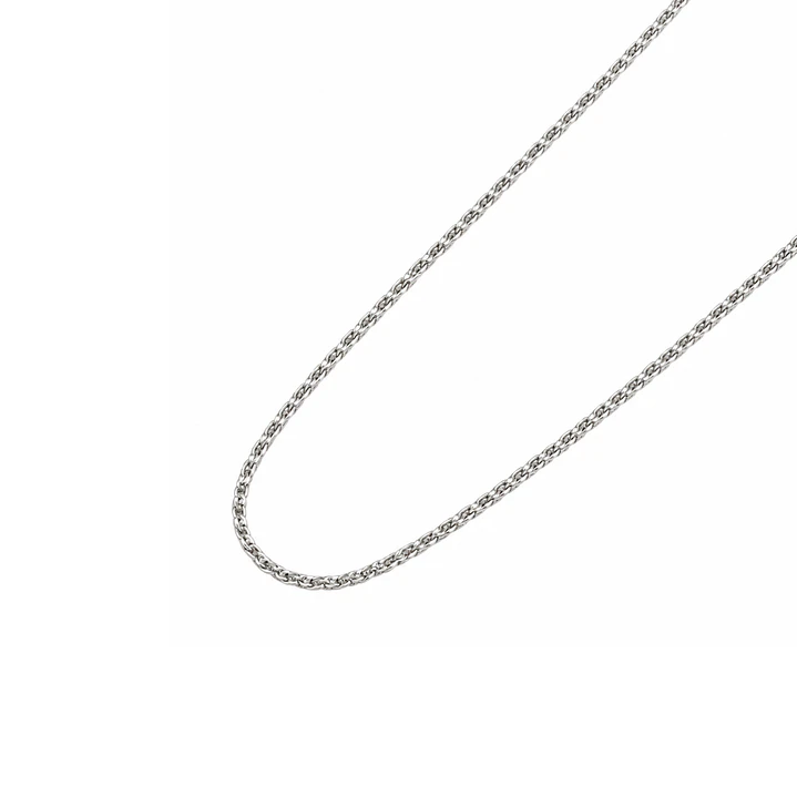 Cadena de Plata Esterlina 925 Turbillon Delgada 1