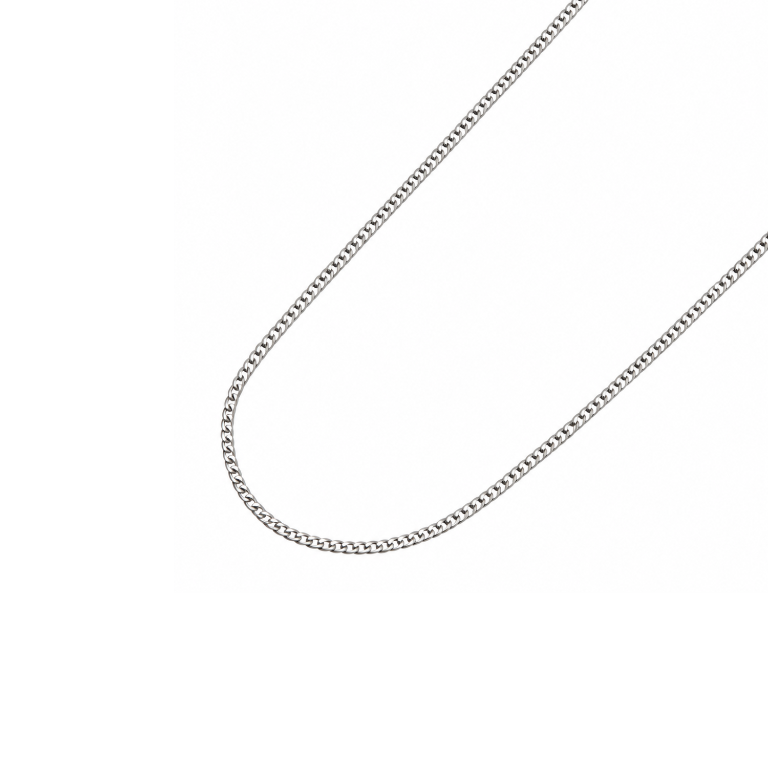 Cadena de Plata Esterlina 925 Groumet 1,5cm Fina 1