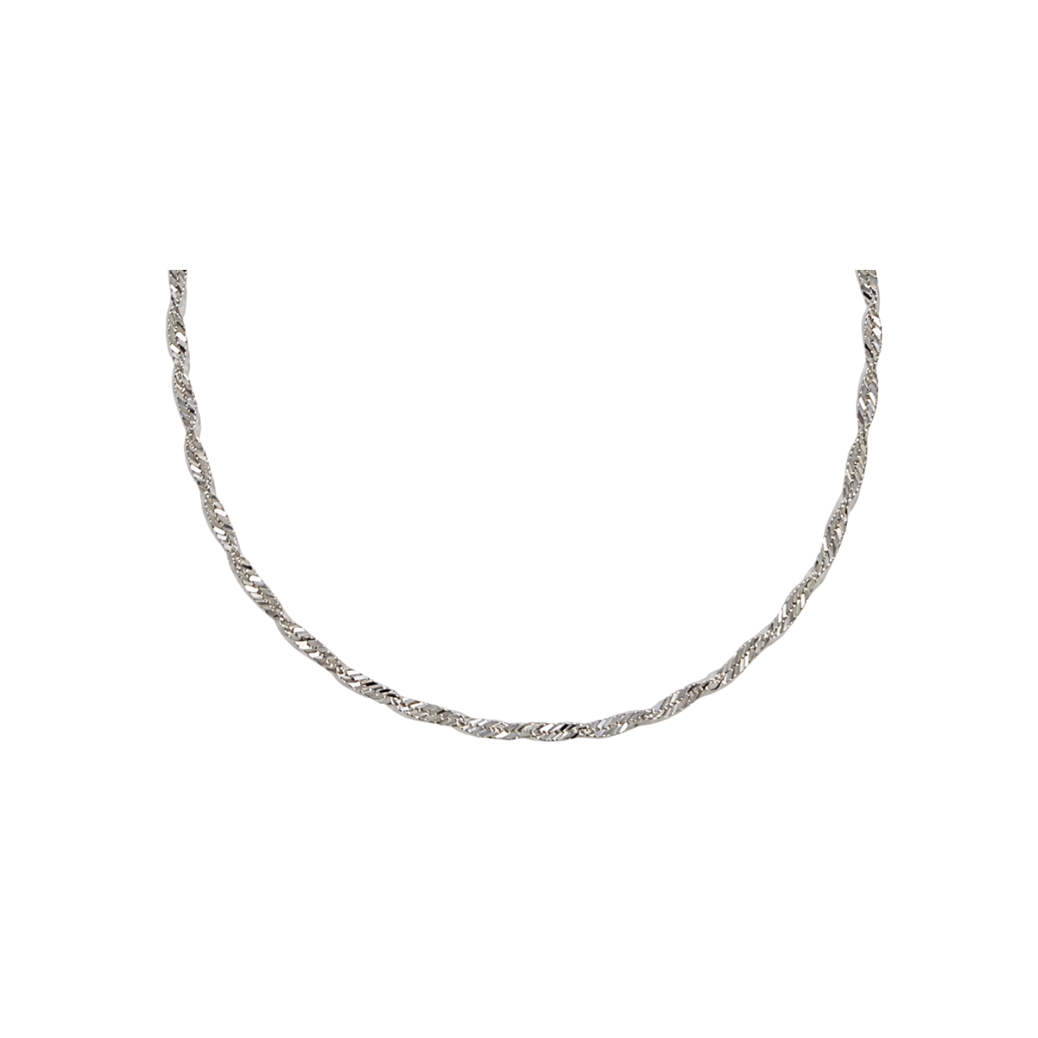 Cadena de Plata Esterlina 925 Cable 0,5cm Fina 2