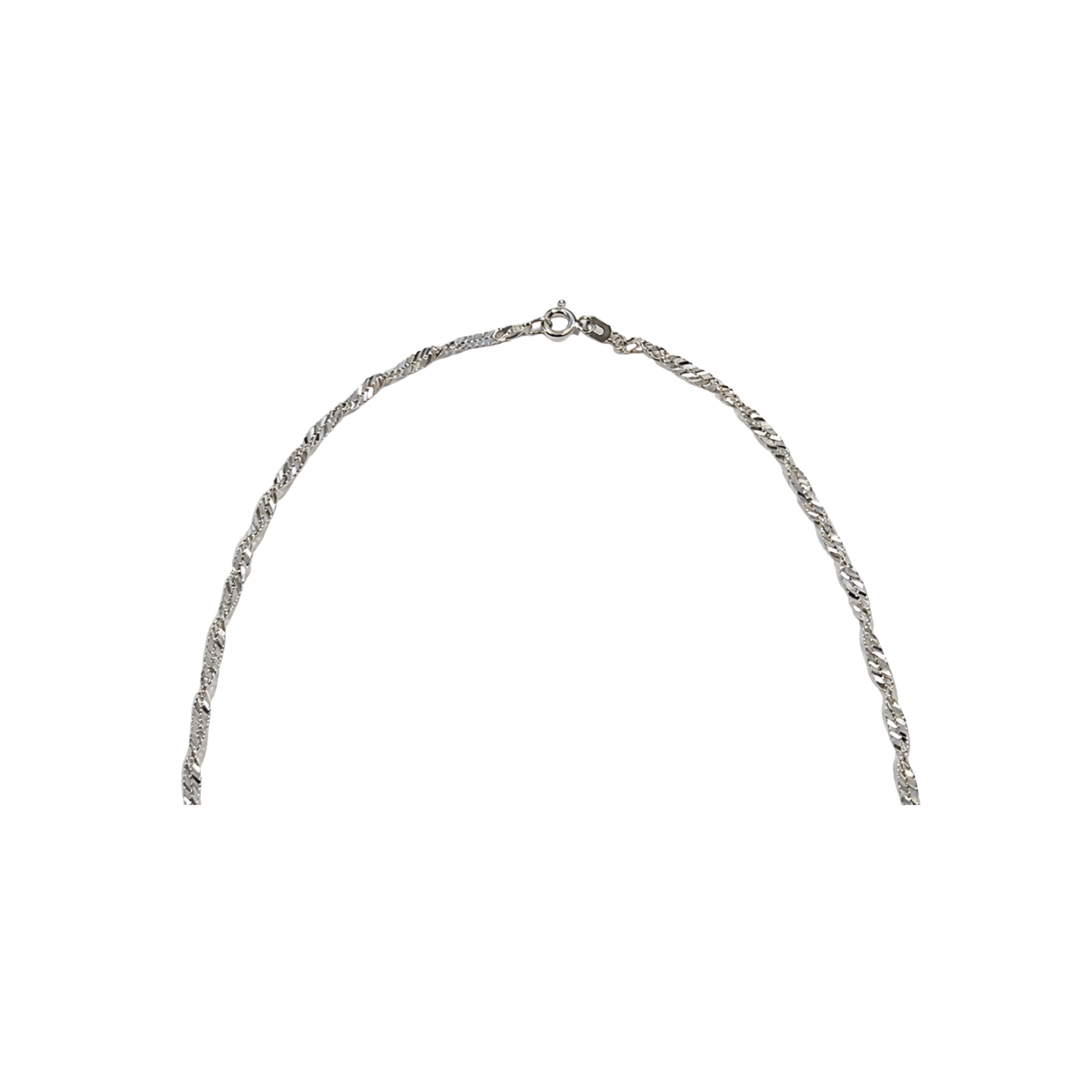 Cadena de Plata Esterlina 925 Cable 0,5cm Fina 3