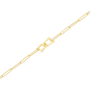 Pulsera de Plata Esterlina 925 Cadenas Revestido en Oro 18kt