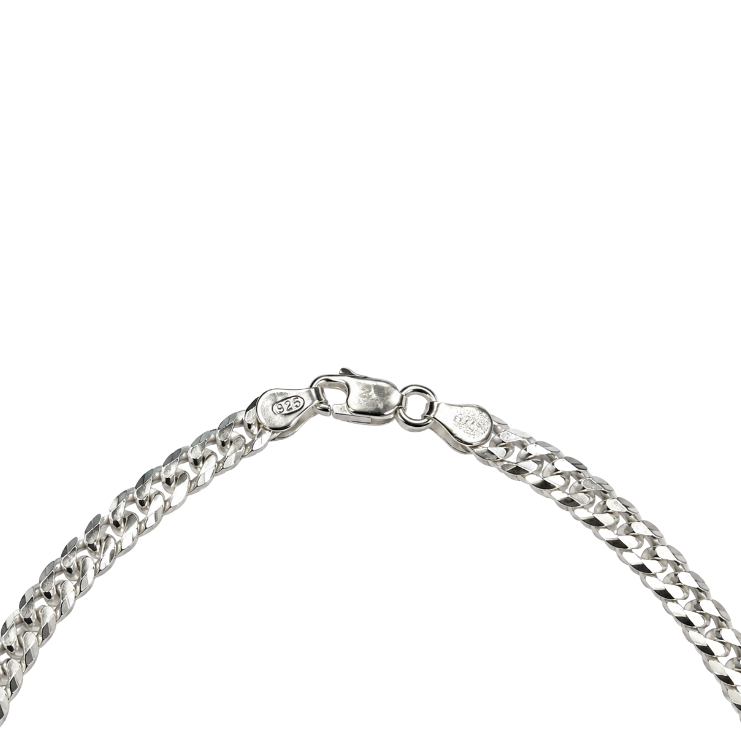 Cadena de Plata Esterlina 925 Cartier 6MM Ancho 2