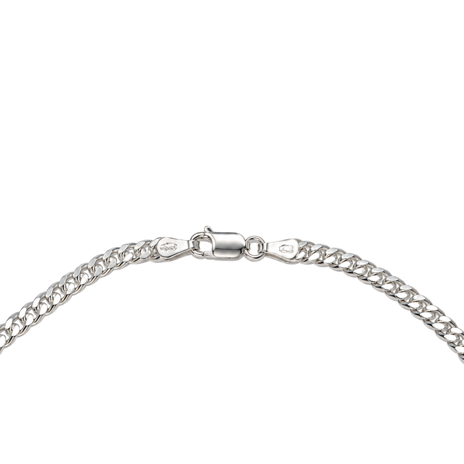 Cadena de Plata Esterlina 925 Cartier 4MM Ancho 2