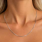 Cadena de Plata Esterlina 925 Cable Fino - Miniatura 4