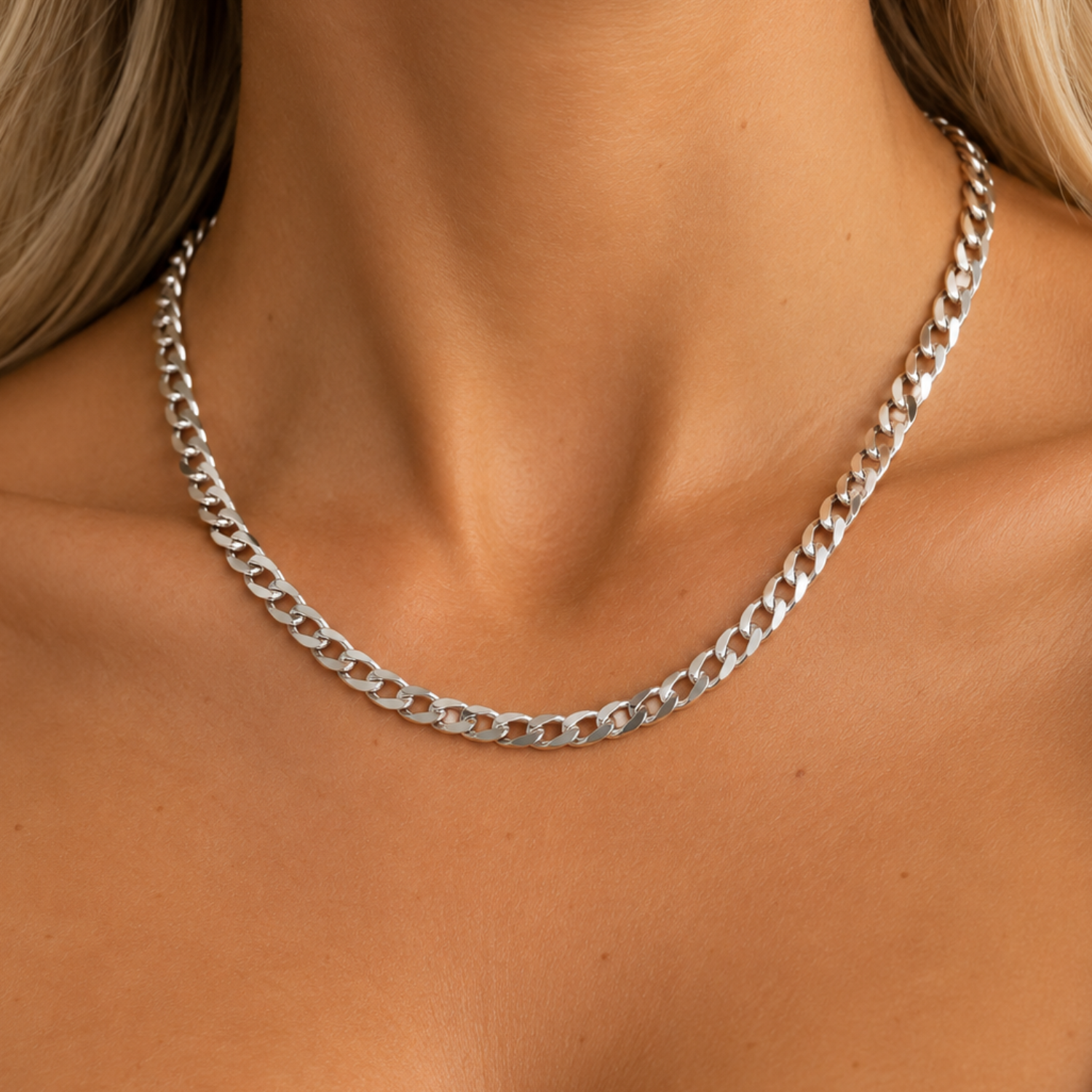 Cadena de Plata Esterlina 925 Cartier Redonda 4