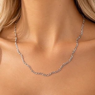 Cadena de Plata Esterlina 925 Cartier 1X3/2 Grande