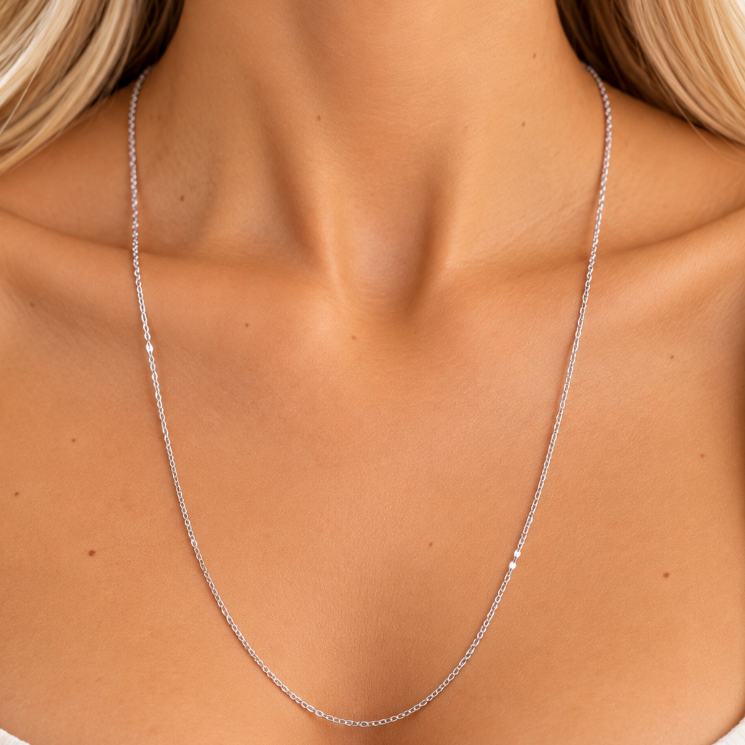 Cadena de Plata Esterlina 925 Limada Gruesa 4