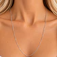 Cadena de Plata Esterlina 925 Limada Larga - Miniatura 4