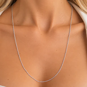 Cadena de Plata Esterlina 925 Limada 2,2gr Segunda