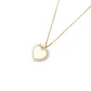 Collar   Oro 18kt  Corazon Circon - Miniatura 1