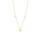 Collar Oro 18kt  Tres  Corazones Colgantes - Miniatura 3