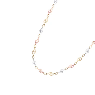 Collar  Oro 18kt  Tres Colores