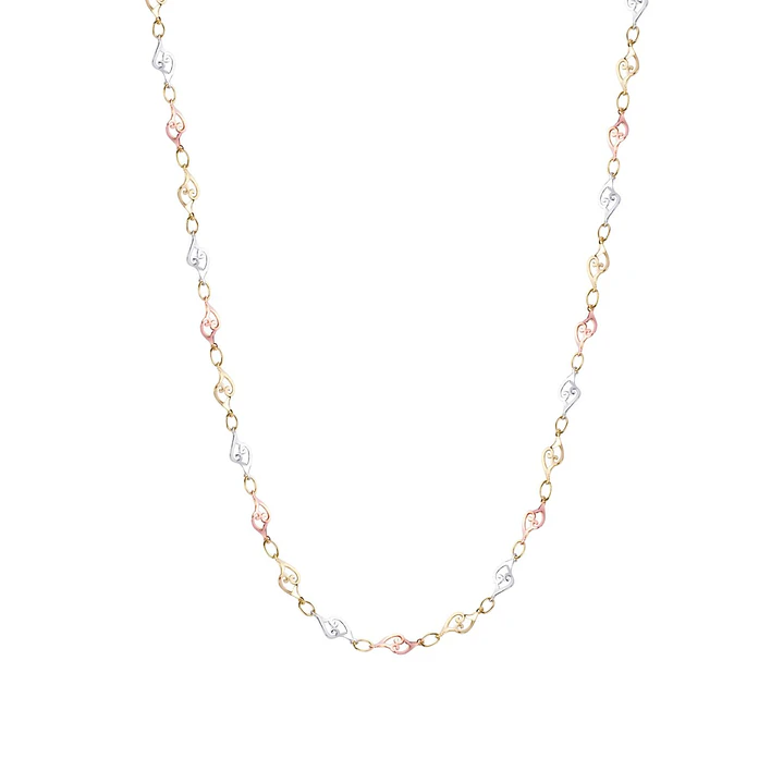Collar  Oro 18kt  Tres Colores 3