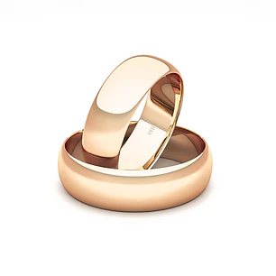 Par de Argollas de Oro 18kt Modelo Ingles de 5,0mm Oro Miel