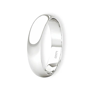 Argolla Matrimonio de Platino Inglés Venecia de 3,5mm