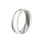 Argolla Matrimonio de Oro Blanco 18kt Inglés Vicenza de 4,0m - Miniatura 1