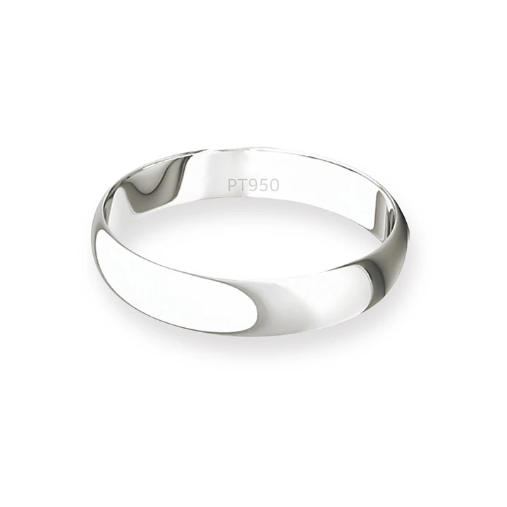 Argolla Matrimonio de Platino Inglés Bari de 3,0mm 2