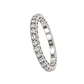 Anillo Oro Blanco 18kt Diamantes 57 Puntos Cadena Extendible - Miniatura 1