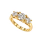 Anillo Compromiso Personalizado Oro Amarillo 18kt Diamante Mayor de 1,04 Quilates y 2 de 52 Puntos - Miniatura 2