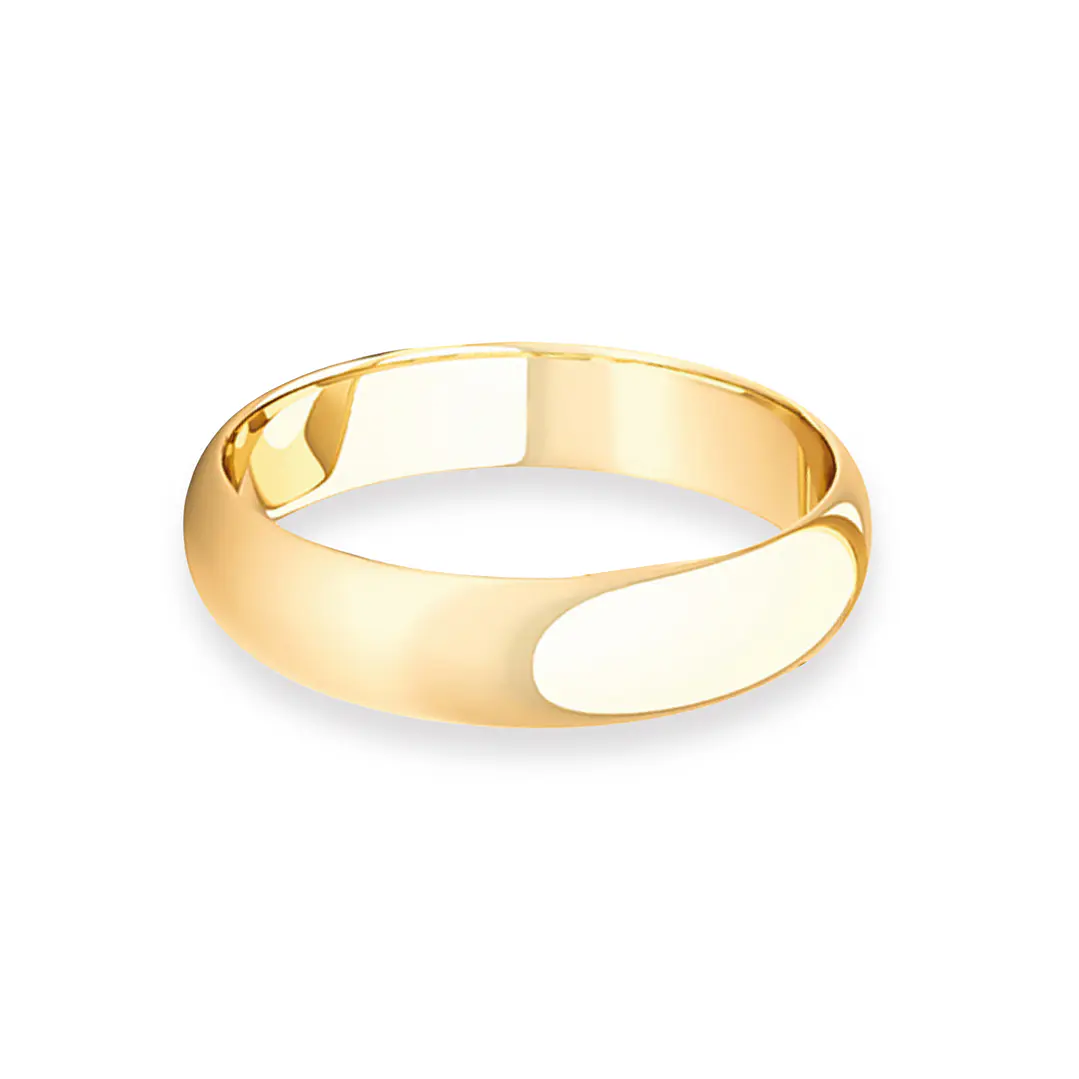 Argolla Matrimonio de Oro Amarillo 18kt Inglés Venecia de 3, 2