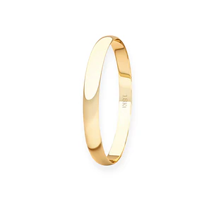 Argolla Matrimonio Ilusión de Oro Amarillo 18kt Ingles Veron
