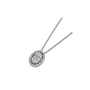 Collar Oro Blanco 18kt Diamantes 47 Pts