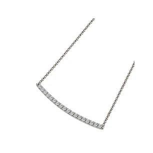 Collar Oro Blanco 18kt Diamantes 1,45 Qts