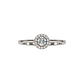 Anillo Plata Esterlina 925 Circón Botón Plata - Miniatura 3