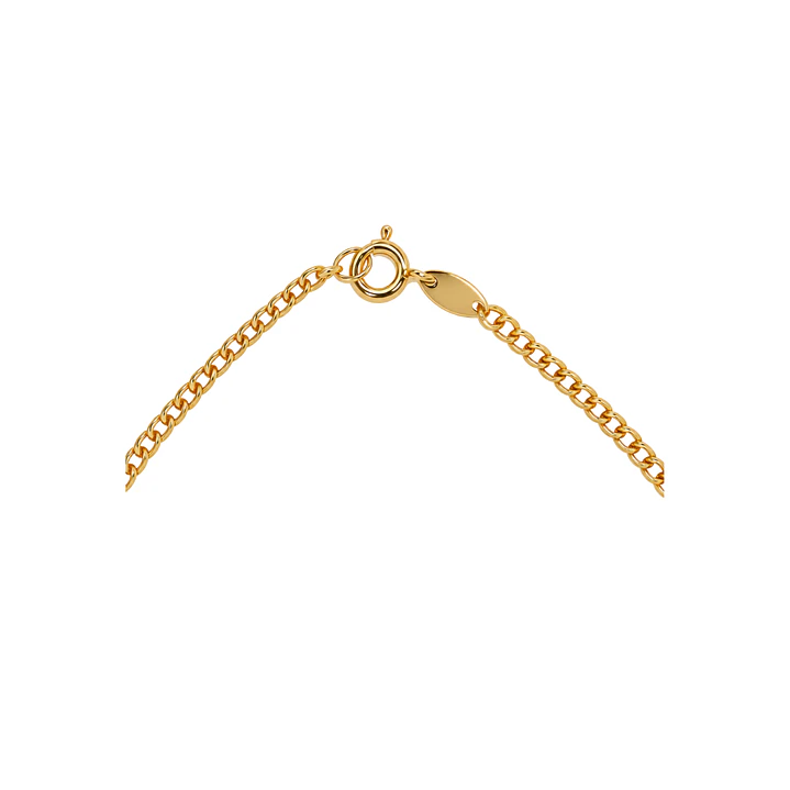 Cadena de Oro Amarillo 18kt Groumet Eslabon Pequeño 3