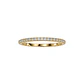 Anillo de Oro Amarillo 18kt Cintillo Circon Fino - Miniatura 3