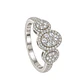Anillo Compromiso Trio Diamantes 73 Puntos Brillantes - Miniatura 2