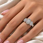 Anillo Compromiso Trio Diamantes 73 Puntos Brillantes - Miniatura 4