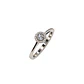 Anillo Plata Esterlina 925 Circón Botón Plata - Miniatura 1