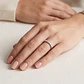 Anillo Oro Blanco 18kt Diamantes 11Pts - Miniatura 4