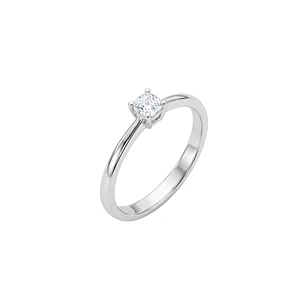Anillo Oro Blanco 18kt Diamantes 7 Pts