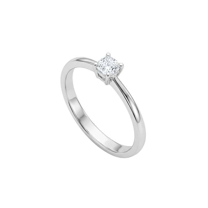 Anillo Oro Blanco 18kt Diamantes 7 Pts 2