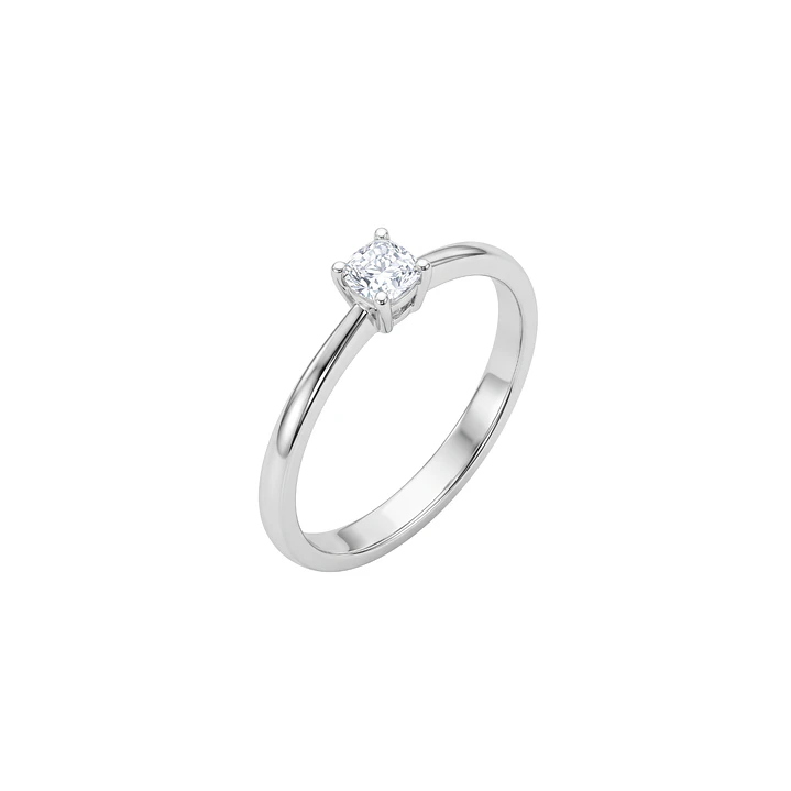Anillo Oro Blanco 18kt Diamantes 7 Pts 3