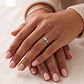 Anillo Oro Blanco 18kt Diamantes 7 Pts - Miniatura 4