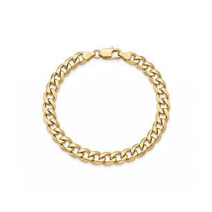 Pulsera de Oro Amarillo 18kt Groumet Ligera