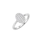 Anillo de Plata Esterlina 925 Sello Oval Circon - Miniatura 1