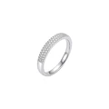 Anillo Oro Amarillo 18kt Diamantes Lágrima 1,12 Qts