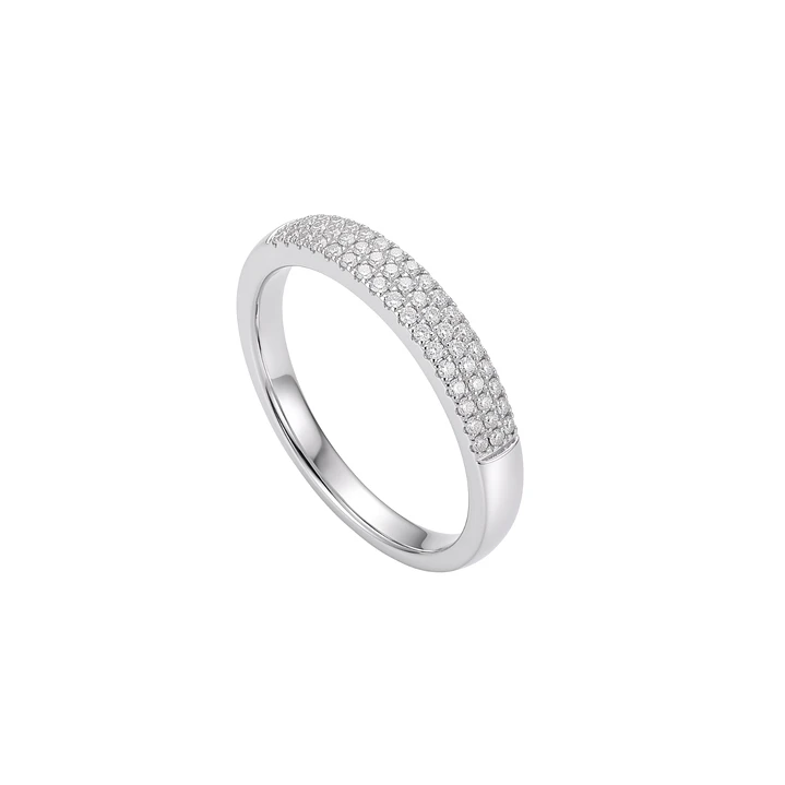 Anillo Oro Amarillo 18kt Diamantes Lágrima 1,12 Qts 2